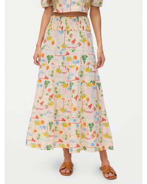 Vero Moda Maxirock Elena 10351018 Regular Fit - Mettallic