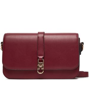 Tommy Hilfiger Handtasche Th Libre Flap Crossover Aw0Aw17723 - Rot