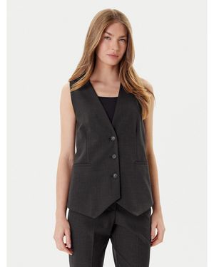 MAX&Co. Anzugweste Colour 2526156022200 Regular Fit - Schwarz