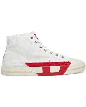 DIESEL Sneakers Aus Stoff S-D-Verse Mid Y03505P8114 - Weiß