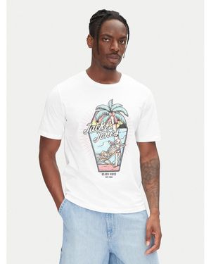 Jack & Jones T-Shirt Eljah 12268472 Relaxed Fit - Blau