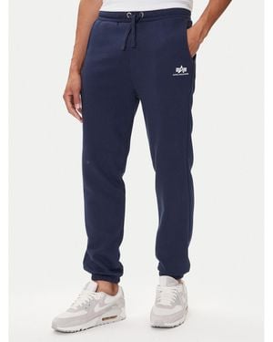 Alpha Industries Jogginghose 156370 Regular Fit - Blau