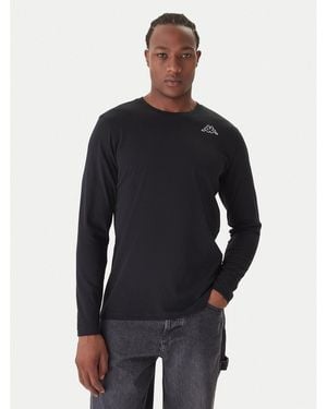 Kappa 2Er-Set Longsleeves Logo Saro 37216Lw Regular Fit - Schwarz