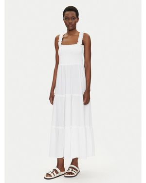 ICONIQUE Sommerkleid Ic25-009 Regular Fit - Weiß