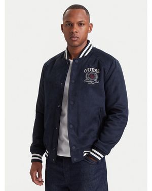 Guess Bomberjacke M6Yl23 W2814 Regular Fit - Blau
