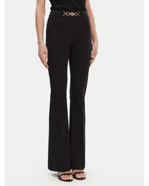 Fracomina Stoffhose Fr25Sva006W51501 Flare Fit - Schwarz