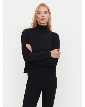 Athlecia Rollkragenpullover Dava W Knitted High Neck Ea243358 Regular Fit - Schwarz
