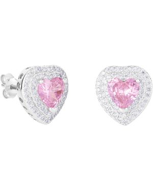 ICED STUFF Ohrringe Love Heart - Pink