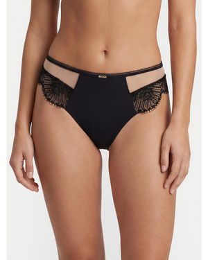 BOSS Klassischer Damenslip Aurora 50566453 - Schwarz