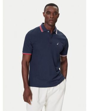 Nautica Poloshirt Atabay N1S03424 Regular Fit - Blau