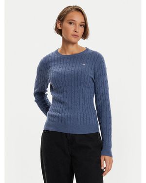 GANT Pullover 4800100 Slim Fit - Blau