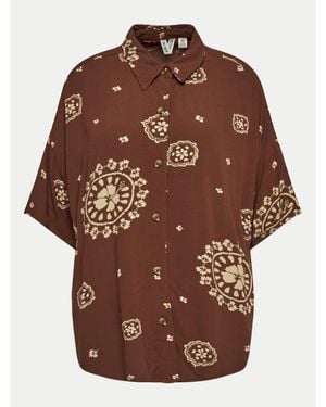 Roxy Hemd Beach Nostalgia Erjwt03614 Regular Fit - Braun