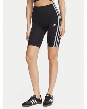 adidas Bikershorts Essentials 3 Stripes Seamless Shorts 5 Inch Kz4126 Slim Fit - Blau