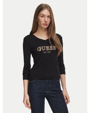 Guess Pullover W6Br55 Z1456 Regular Fit - Schwarz
