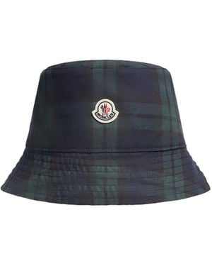 Moncler バケットハット - ブルー
