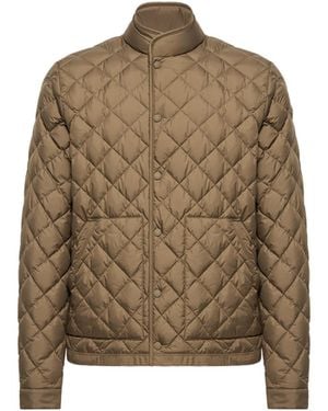 Moncler Moncler Oise Diamond Quilted Short Down Jacket - Natural