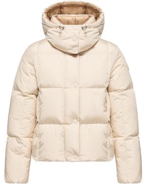 Moncler Moncler Castlenew Hooded Down Jacket - Natural