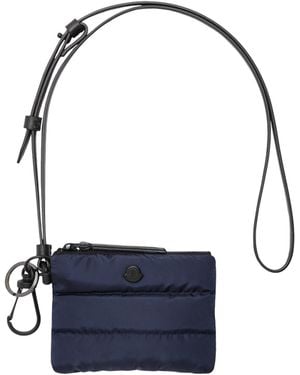 Moncler Moncler Caradoc Card Metal Logo Holder - Blue
