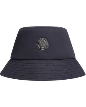 Moncler バケットハット - ブルー