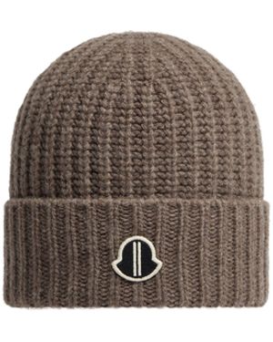 Moncler Moncler + Rick Owens ニットキャップ - ブラウン