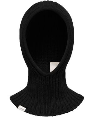 Moncler Moncler Wool And Cashmere Balaclava - Black