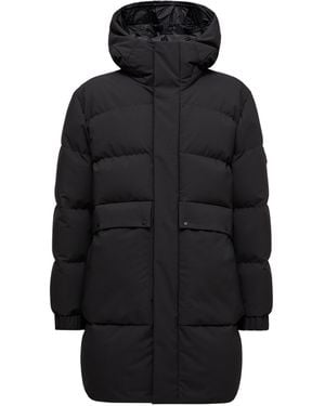 Moncler Avioth Hooded Long Down Jacket - Black