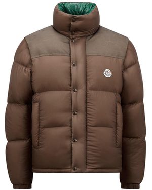 Moncler Moncler Verone Reversible Short Down Jacket - Brown