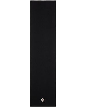 Moncler Moncler Wool Scarf - Black