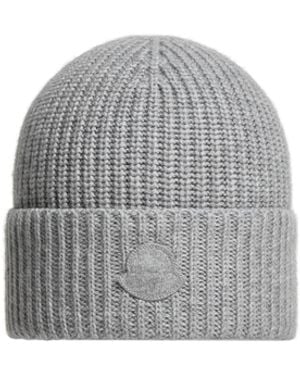 Moncler Cashmere Beanie - Grey