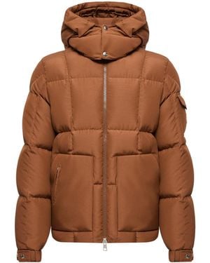 Moncler Moncler Dravenis Hooded Mid-Length Down Jacket - Brown