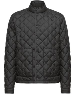 Moncler Moncler Oise Diamond Quilted Short Down Jacket - Black
