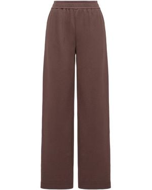 Moncler Moncler Logo Cotton Blend Sweatpants - Brown