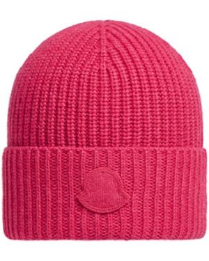 Moncler Cashmere Beanie - Pink