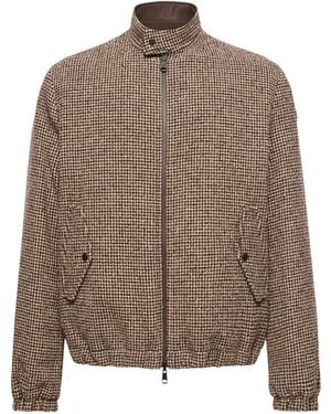 Moncler Moncler Ebrodel Reversible Down Shirt Jacket - Brown