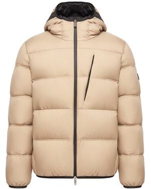 Moncler Moncler Poitevin Hooded Short Down Jacket - Natural