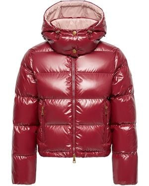 Moncler Moncler Niveole Short Down Jacket - Red