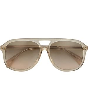 Moncler Moncler Fluxe Pilot Sunglasses - Grey