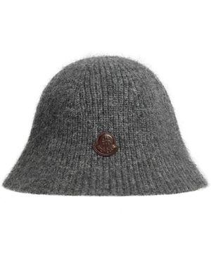 Moncler バケットハット - グレー