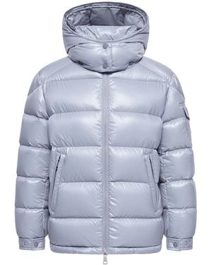 Moncler Moncler Maire Hooded Short Down Jacket - Blue
