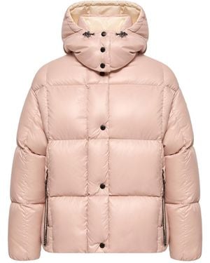 Moncler Moncler Parana Hooded Short Down Jacket - Pink