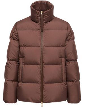 Moncler Moncler Vivantesse Short Down Jacket - Brown