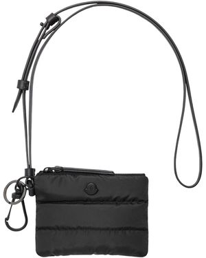 Moncler Moncler Caradoc Card Metal Logo Holder - Black