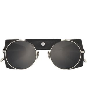 Moncler Moncler Solix Round Sunglasses - Black