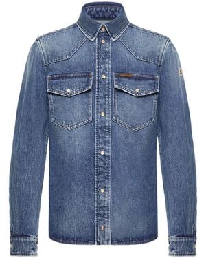 Moncler Moncler Denim Shirt Jacket - Blue
