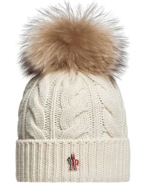 Moncler ニットキャップ - ナチュラル