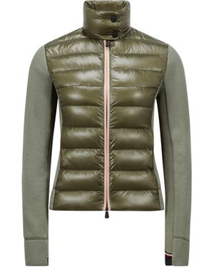 Moncler Padded Zip-Up Sweatshirt - Green