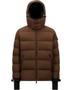 Moncler Montgetechショートダウンジャケット - ブラウン