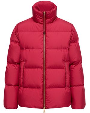 Moncler Moncler Vivantesse Short Down Jacket - Red