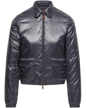 Moncler Moncler Lanset Packable Short Down Shirt Jacket - Blue