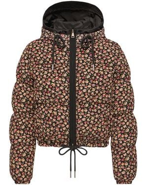 Moncler Moncler Becfigue Hooded Down Jacket - Brown
